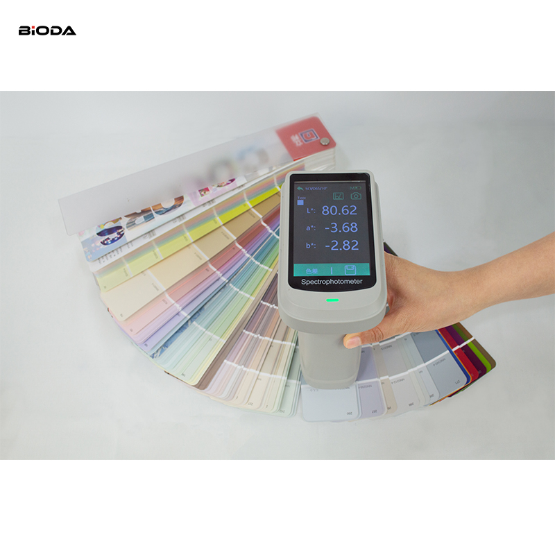 ASTM E1164 ED Light Source UV Auto Calibration Camera Targeting Portable D/8 Color Spectrophotometer