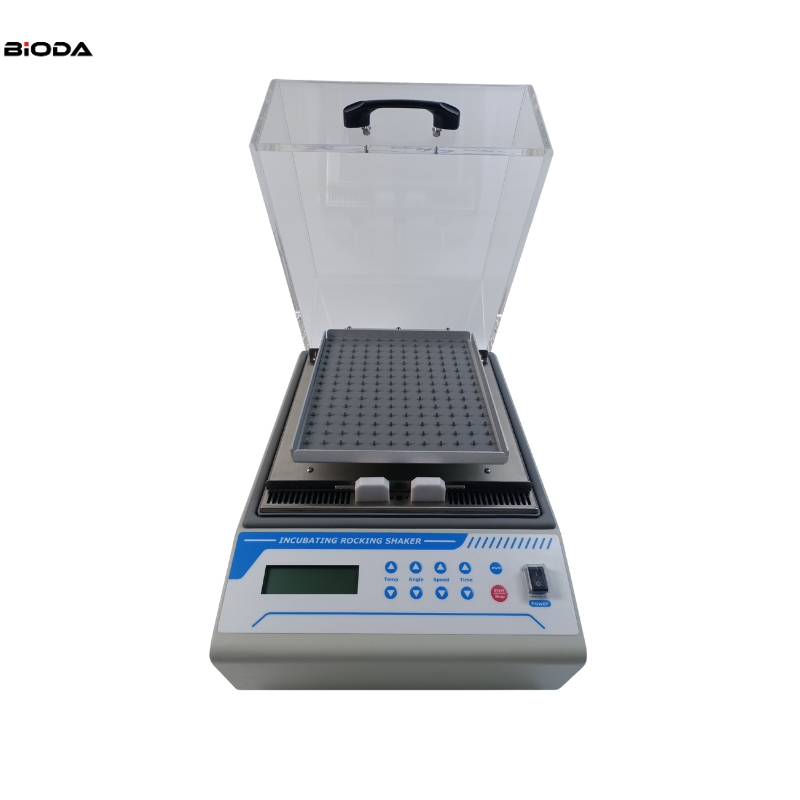 LCD Display Laboratory Temperature Control Cell Culture Incubation Incubating Tubes Rocking Shaker Lab