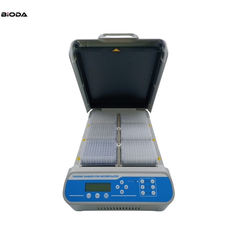 Digital Temperature Control Mixer Deep-Well Plates 1600rpm Orbital Shaking Thermo Shaker for Microplates