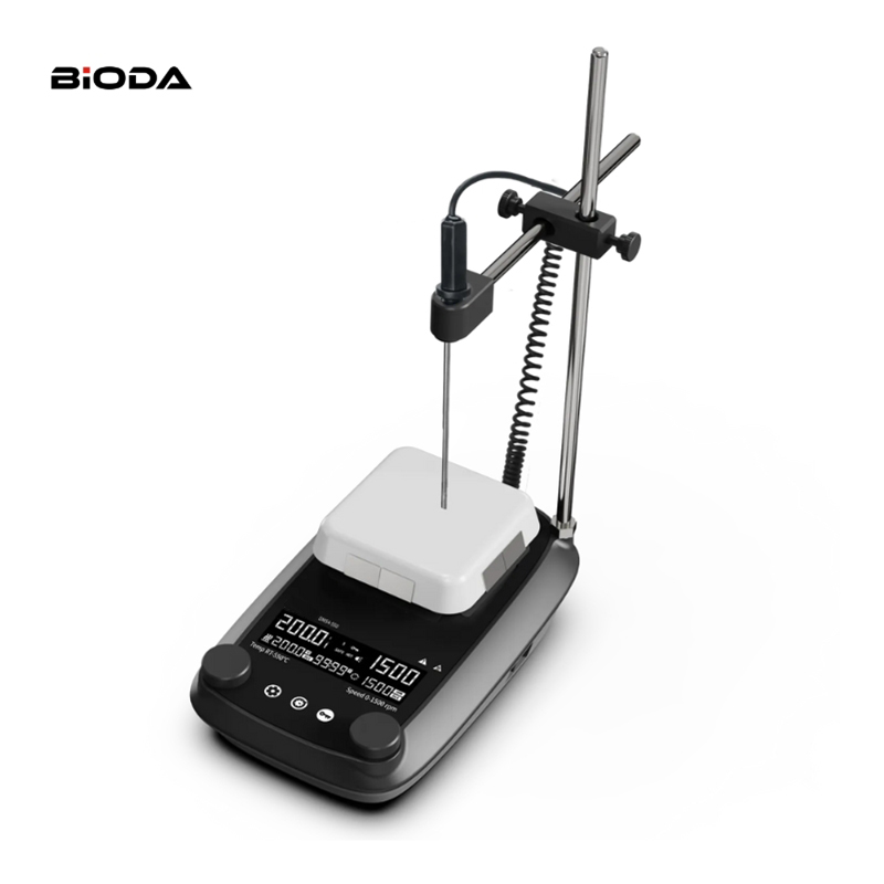 Laboratory 1500rpm Adjustable Speed 550℃ Heating Hot Plate 10l Glass Ceramic Magnetic Stirrer