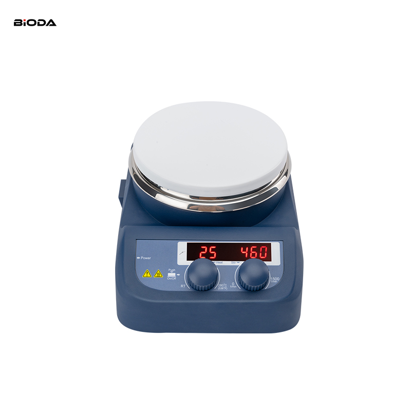 Lab Digital Chemical Mixing Equipment 280C Ceramic Coated Hotplate Magnetic Stirrer