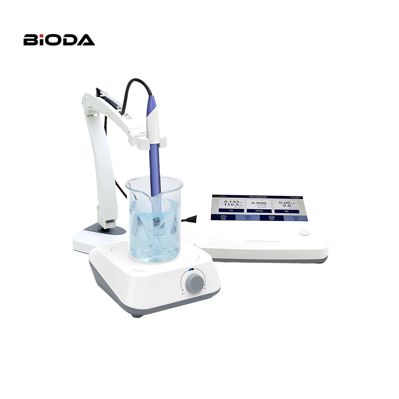 Easy Operation High Precision Touchscreen ATC -2.000~20.000 Lab Research Benchtop Ph Meter