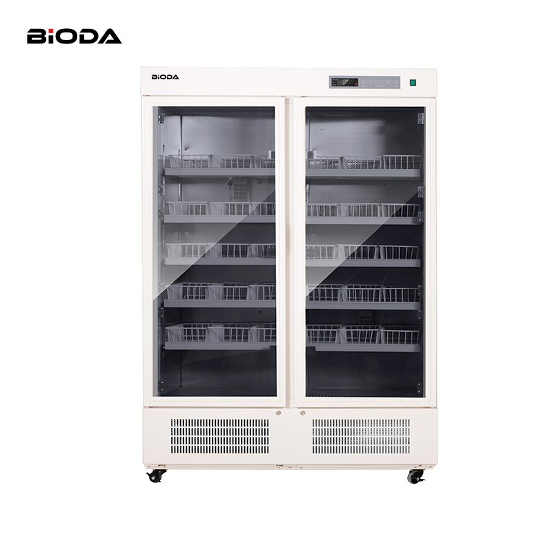 Forced Air Cooling Blood Bank Fridge For Lab