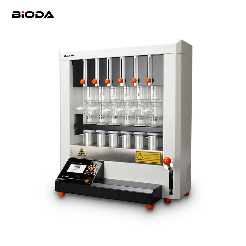 High Precision PID Control 6pcs Fat extraction Automatic Fat Analyzer Full Automatic Soxhlet Extractor